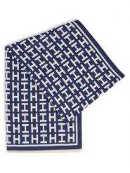 Marie Lund Szalik Kobiety wiskoza niebieski|biały, ONE SIZE. Białe szaliki Marie Lund, bez wzorów, z wiskozy, klasyczne. Za 99.95 zł.