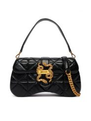 Just Cavalli Torebka 80RA4BA1 ZSD24 Czarny. Czarne torebki klasyczne Just Cavalli, bez wzorów, ze skóry, bez dodatków. Za 989.99 zł.