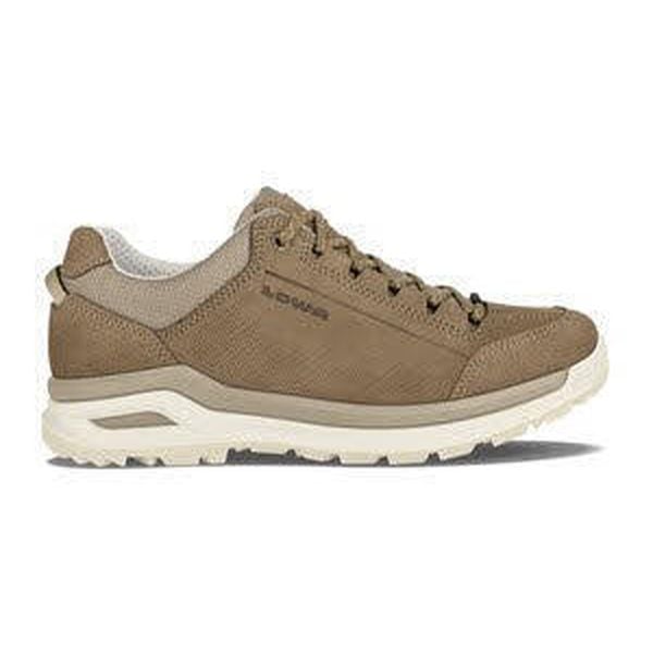 Buty trekkingowe damskie Lowa Ascona Lo Gtx. Brązowe trekkingi Lowa, z materiału. Za 851.00 zł.