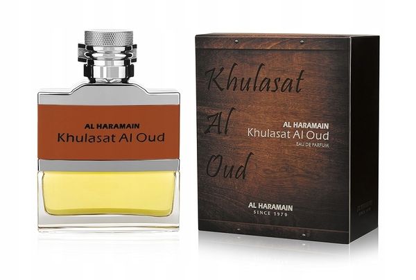 KHULASAT AL OUD EDP 100ML woda perfumowana męska. Perfumy męskie AL HARAMAIN. Za 92.00 zł.