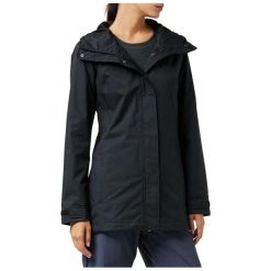 Kurtka trekkingowa damska Columbia Splash. Czarne kurtki sportowe Columbia, bez wzorów, z poliesteru, bez kaptura, trekkingowe. Za 381.70 zł.
