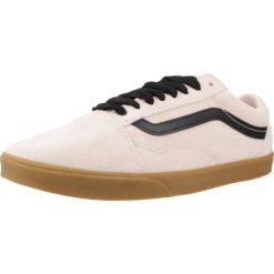 Tenisówki Vans Model Skool Lowpro Kolor Rose. Czerwone trampki Vans, bez wzorów, z tkaniny, bez zapięcia. Za 273.99 zł.