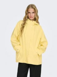 ONLY Kurtka przejściowa w kolorze żółtym rozmiar: L. Brązowe kurtki Only, l, bez wzorów, bez kaptura. Za 154.43 zł.