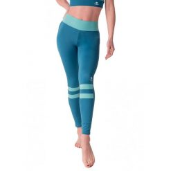 Legginsy Sportowe damskie Flavia Compression. Zielone legginsy Anaissa, z poliamidu, bez zapięcia, na fitness i siłownię. W wyprzedaży za 190.00 zł.
