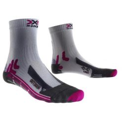 Skarpetki trekkingowe damskie X-Socks® Outdoor sportowe. Szare skarpety X Socks, bez wzorów. W wyprzedaży za 50.00 zł.