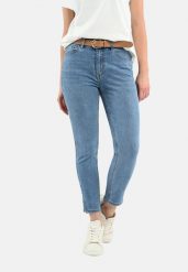 Niebieskie jeansy D-BLU. Niebieskie jeansy Volcano, m, bez wzorów. Za 179.99 zł.