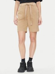 Napapijri Szorty materiałowe N Nice W NP0A4IEX Beżowy Loose Fit. Brązowe szorty Napapijri, bez wzorów, z bawełny. Za 359.99 zł.