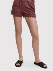 Vero Moda Szorty materiałowe Honey 10190155 Bordowy Regular Fit. Czerwone szorty Vero Moda, bez wzorów, z materiału. Za 69.99 zł.
