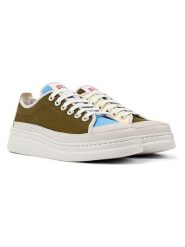 Camper Sneakersy "Runner" w kolorze oliwkowo-błękitnym rozmiar: 42. Brązowe trampki Camper, bez wzorów, bez zapięcia. Za 245.96 zł.
