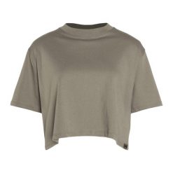 Koszulka treningowa damska Under Armour Campus Boxy Crop. Czerwone bluzki Under Armour, xs, bez wzorów, sportowe, bez kołnierzyka, bez ramiączek. Za 109.99 zł.
