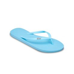 Japonki plażowe damskie Roxy VIVA IV. Niebieskie klapki Roxy, bez wzorów, bez obcasa. Za 74.99 zł.