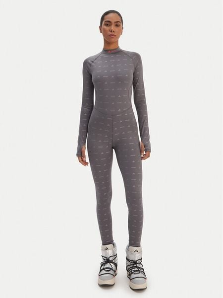 Adidas Kombinezon Moon Boot Shine KB5133 Szary Slim Fit. Szare sukienki Adidas, s, bez wzorów, z syntetyku, bez kołnierzyka, bez ramiączek. Za 439.99 zł.