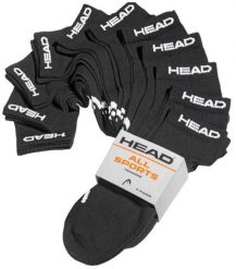 Skarpety Head Elements Sneaker 11 par, czarne, 39-42. Czarne skarpety Head, bez wzorów, z bawełny. Za 167.99 zł.