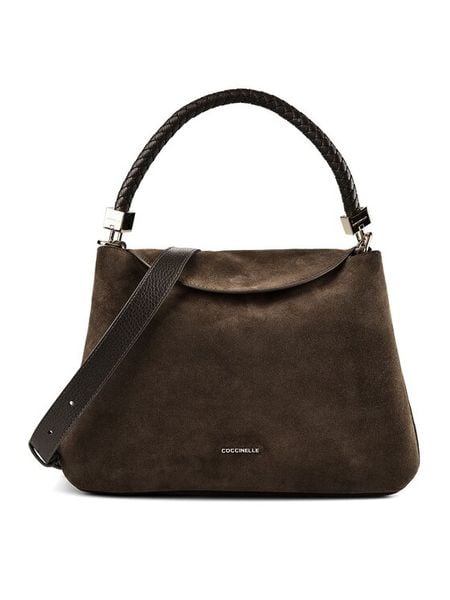 Coccinelle Torebka VCL Coccinelletiggy Suede Bim E1 VCL 18 01 01 Khaki. Brązowe listonoszki Coccinelle, bez wzorów, ze skóry, bez dodatków. Za 1,849.00 zł.