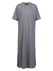 Herrlicher Sukienka "Aliya" w kolorze szarym rozmiar: XL. Szare sukienki Herrlicher, xl, bez wzorów, bez kołnierzyka, bez ramiączek, maxi. Za 126.99 zł.