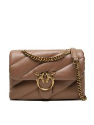 Pinko Torebka Love Classic Puff Cl AI 23-24 100038 A0F2 Brązowy. Brązowe torebki klasyczne Pinko, bez wzorów, ze skóry, bez dodatków. Za 1,899.00 zł.
