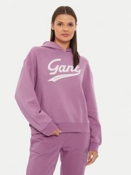 Gant Bluza 4200489 Różowy Loose Fit. Czerwone bluzy GANT, xs, bez wzorów, z bawełny, bez kaptura. Za 319.99 zł.