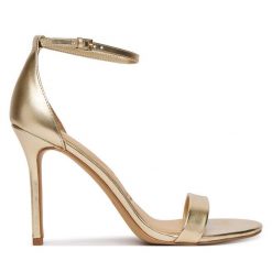 Sandały Aldo. Żółte sandały Aldo, bez wzorów, bez obcasa, na szpilce, bez zapięcia. Za 339.99 zł.