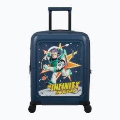 Walizka podróżna American Tourister Dashpop Disney 47. Niebieskie walizki American Tourister, bez wzorów. Za 549.99 zł.