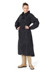 Ilse Jacobsen Płaszcz przeciwdeszczowy w kolorze czarnym rozmiar: 38. Czarne kurtki sportowe Ilse Jacobsen, bez wzorów, bez kaptura, outdoorowe. Za 310.38 zł.