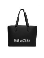 LOVE MOSCHINO Torebka JC4190PP0NKD000B Czarny. Czarne shopper Love Moschino, bez wzorów, ze skóry, bez dodatków. Za 1,059.00 zł.