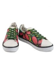 Goby Sneakersy w kolorze czerwono-zielonym rozmiar: 39. Czerwone trampki Goby, bez wzorów, bez zapięcia. Za 260.99 zł.