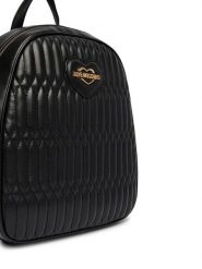 LOVE MOSCHINO Plecak JC4036PP1OLJ0000 Czarny. Czarne plecaki Love Moschino, bez wzorów, ze skóry. Za 939.99 zł.