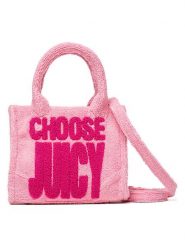 Juicy Couture Torebka w kolorze jasnoróżowym - 19 x 16 x 7 cm rozmiar: onesize. Różowe torby na ramię Juicy Couture, bez wzorów, z materiału, przez ramię, bez dodatków. Za 240.99 zł.