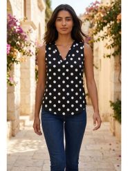 SOULSHAE Bluzka w kolorze czarnym rozmiar: L/XL. Czarne bluzki SOULSHAE, l, bez wzorów, bez kołnierzyka, bez ramiączek. Za 119.95 zł.