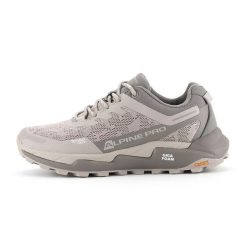 Lekkie buty terenowe damskie Alpine Pro Quede 3. Brązowe trekkingi Alpine Pro, z gumy, trekkingowe. Za 449.00 zł.