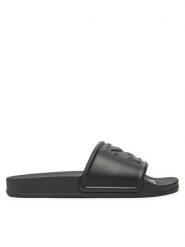 Off-White Klapki OWIC006S22MAT0011000 Czarny. Czarne klapki OFF-WHITE, bez wzorów, z tworzywa sztucznego, bez obcasa. Za 639.99 zł.