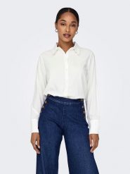 ONLY Koszula w kolorze białym rozmiar: XL. Białe koszule Only, xl, bez wzorów, z włókna, bez kołnierzyka, bez ramiączek. Za 88.02 zł.