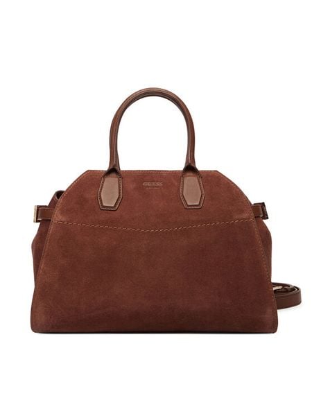 Guess Torebka HWYUSS P6236 Brązowy. Brązowe torebki klasyczne Guess, z aplikacjami, ze skóry, bez dodatków. Za 583.99 zł.
