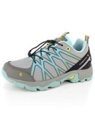 Kimberfeel Buty turystyczne "Ubaye" w kolorze szaro-turkusowym rozmiar: 37. Niebieskie trekkingi Kimberfeel, outdoorowe. Za 268.55 zł.