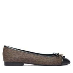 Baleriny MICHAEL Michael Kors. Brązowe baleriny MICHAEL Michael Kors, bez wzorów, bez obcasa. Za 609.99 zł.