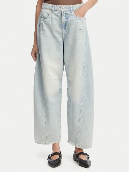 BOSS Jeansy 50558722 Niebieski jasny Balloon Fit. Niebieskie jeansy Boss, bez wzorów. Za 412.99 zł.