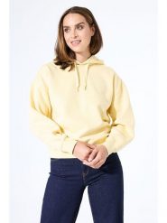 Garcia Bluza w kolorze żółtym rozmiar: XS. Żółte bluzy Garcia, xs, bez wzorów, z bawełny, z kapturem. Za 104.99 zł.