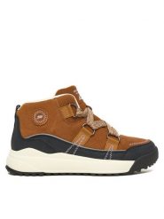 Skechers Botki Yana 180320/WTBK Biały. Białe botki Skechers, bez wzorów, z materiału, bez obcasa, na płaskiej podeszwie, bez zapięcia. Za 319.99 zł.