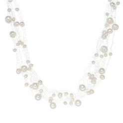 Valero Pearls Naszyjnik z pereł srebro wysokiej próby Perła hodowlana słodkowodna srebrny Naszyjniki 1 ct Damski. Szare naszyjniki Valero Pearls, z perłą, srebrne. Za 349.99 zł.