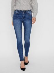 Vero Moda Jeansy Tanya 10222531 Granatowy Skinny Fit. Niebieskie jeansy Vero Moda, s, bez wzorów. Za 99.99 zł.