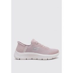 Buty sportowe Sneakersy damskie, Slip-Ins: GO WALK Flex - Grand Entry. Czerwone obuwie sportowe Skechers, bez zapięcia, trekkingowe, Skechers Sport. Za 329.99 zł.