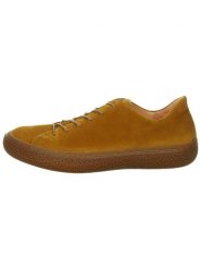Think! Skórzane sneakersy "Tjub" w kolorze musztardowym rozmiar: 41. Żółte trampki Think!, bez wzorów, ze skóry, bez zapięcia. Za 401.95 zł.