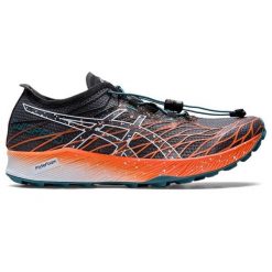 Buty terenowe damskie Asics Fujispeed. Czarne trekkingi Asics, trekkingowe. Za 548.35 zł.