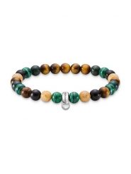 Thomas Sabo Bransoletka z kamieniami szlachetnymi rozmiar: 17,5 cm. Szare bransoletki Thomas Sabo, z lazurytem, srebrne. Za 104.95 zł.