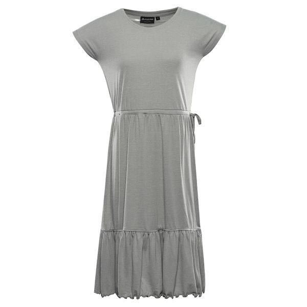 Sukienka damska Alpine Pro Derefa szara L. Szare sukienki Alpine Pro, na co dzień, l, bez wzorów, z materiału, sportowe, bez kołnierzyka, bez ramiączek, midi, sportowe. Za 162.99 zł.