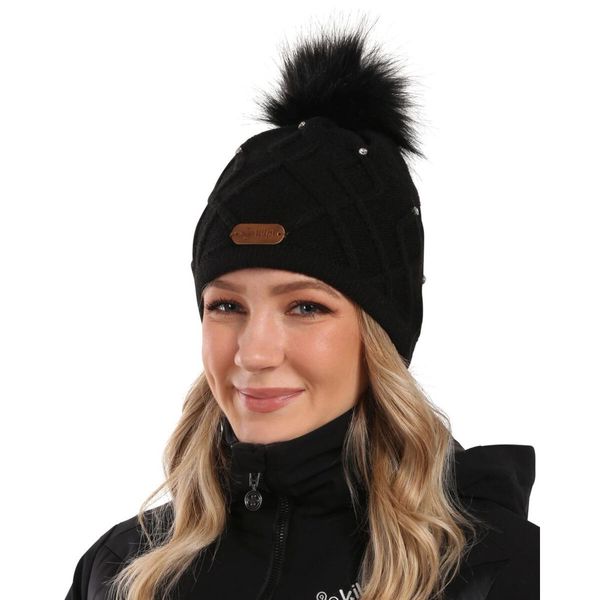 Czapka damska Kilpi ALEN-W. Czarne czapki Kilpi, bez wzorów, z wełny. Za 91.56 zł.