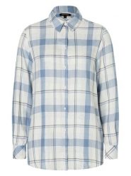 More & More Bluzka w kolorze biało-błękitnym rozmiar: 44. Białe bluzki More & More, s, bez wzorów, z wiskozy, klasyczne, bez kołnierzyka, bez ramiączek. Za 86.99 zł.