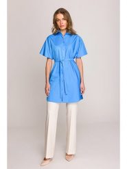 Stylove Tunika w kolorze czarnym rozmiar: XXL/3XL. Niebieskie tuniki Stylove, na co dzień, xl, bez wzorów, z bawełny, bez kołnierzyka, bez ramiączek. Za 213.45 zł.