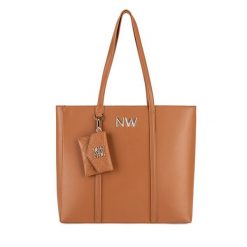 Torebka Nine West. Brązowe shopper Nine West, bez wzorów, bez dodatków. Za 299.99 zł.