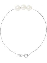 Pearl Addict Srebrna bransoletka z perłami rozmiar: onesize. Białe bransoletki Pearl Addict, z perłą, srebrne. Za 173.99 zł.